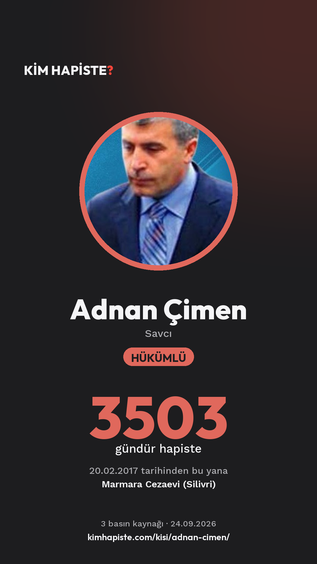 Adnan Çimen paylaşım kartı