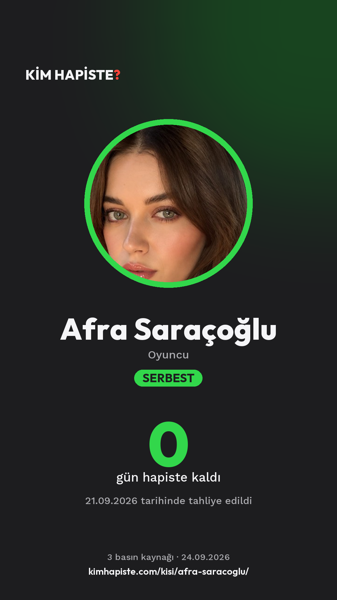 Afra Saraçoğlu paylaşım kartı