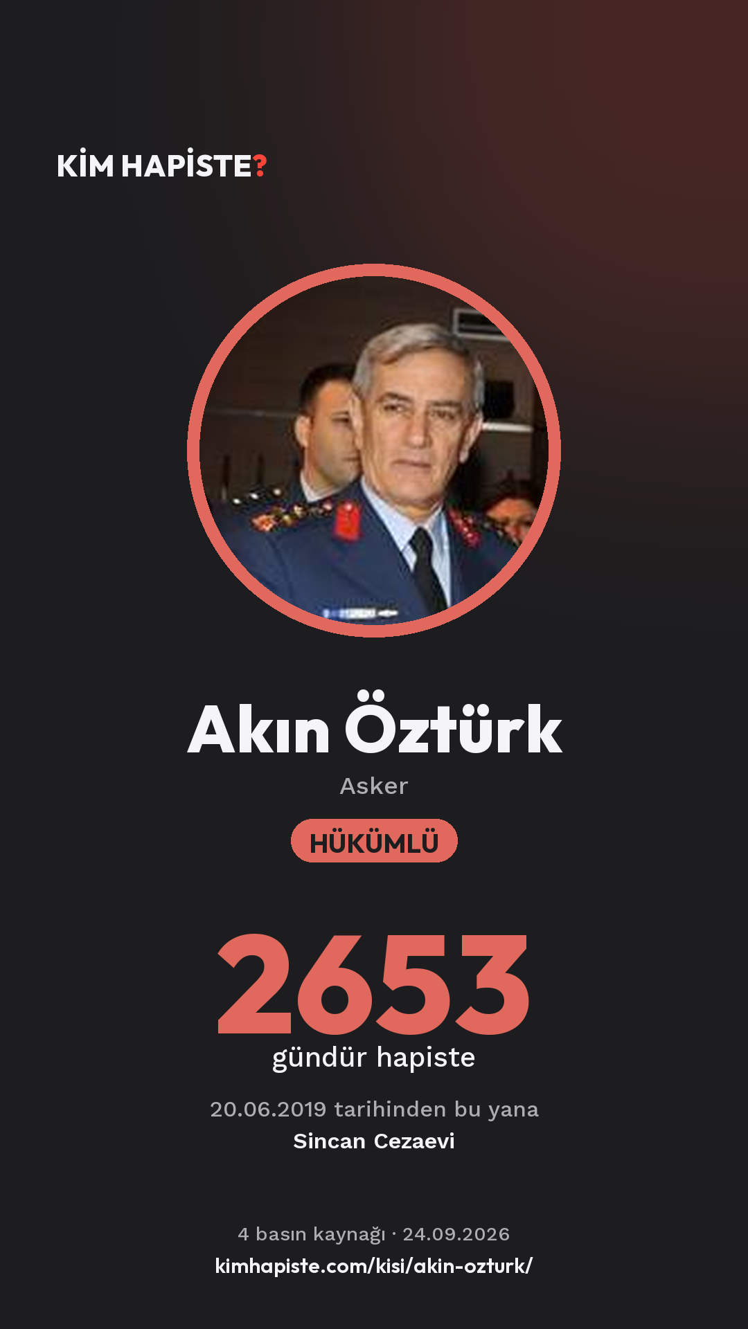 Akın Öztürk paylaşım kartı