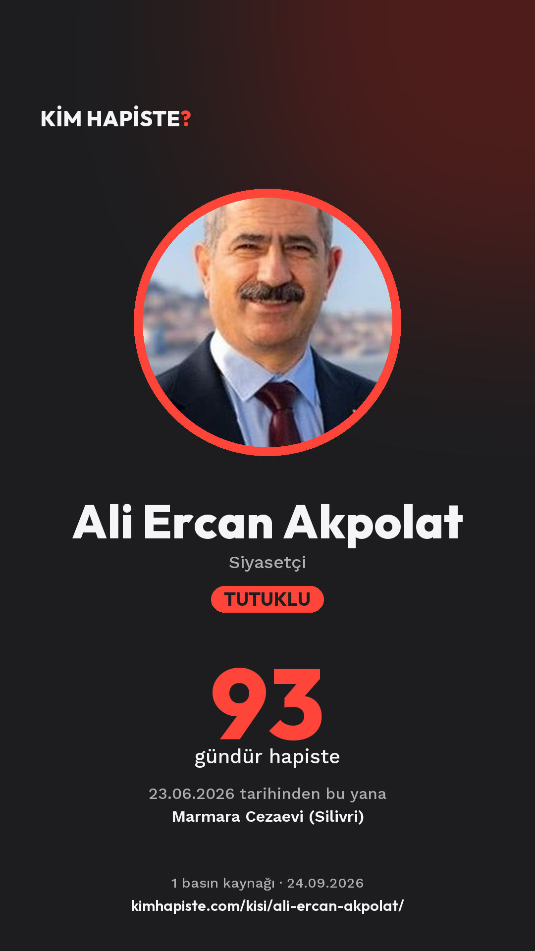 Ali Ercan Akpolat paylaşım kartı