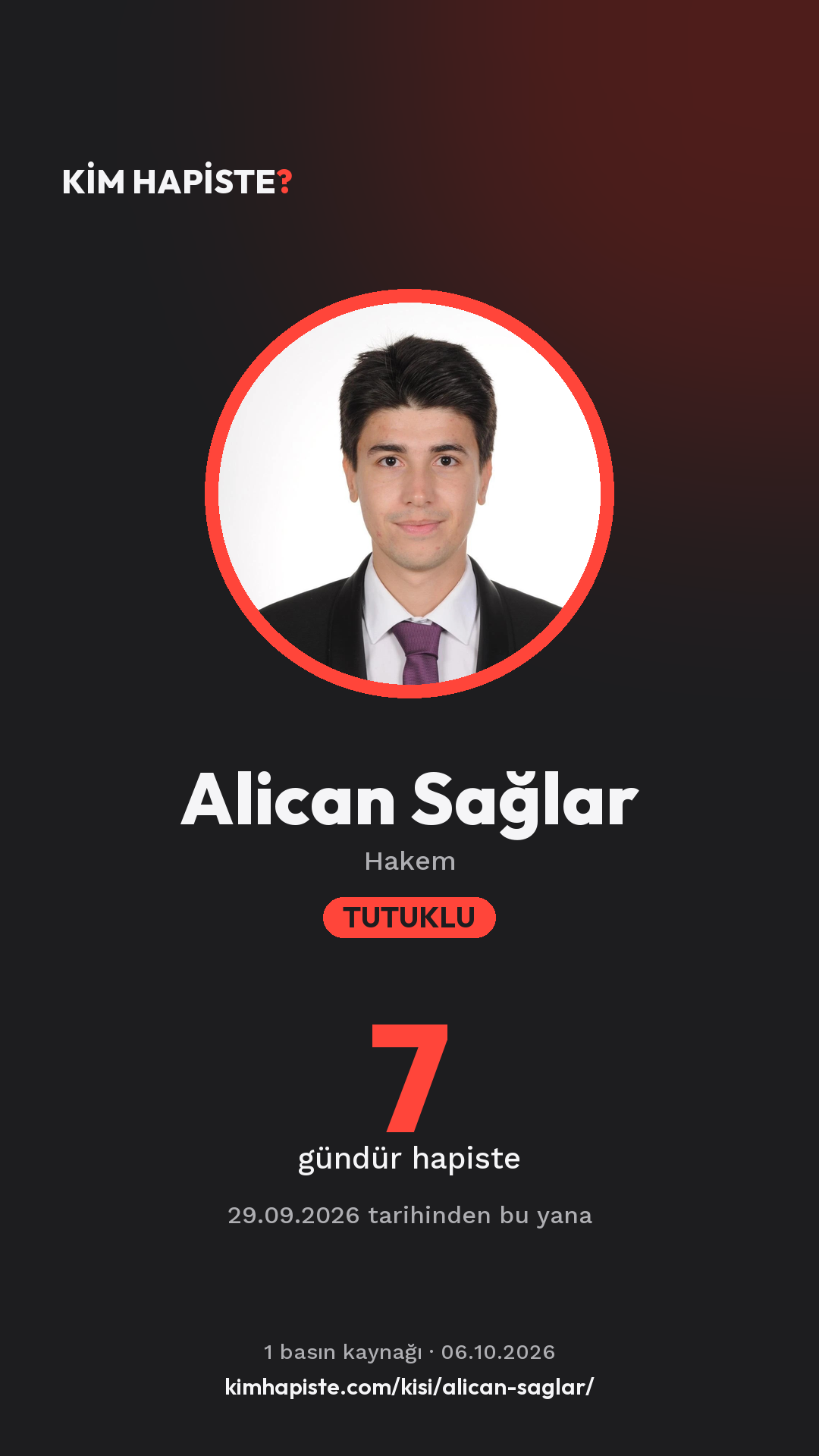 Alican Sağlar paylaşım kartı