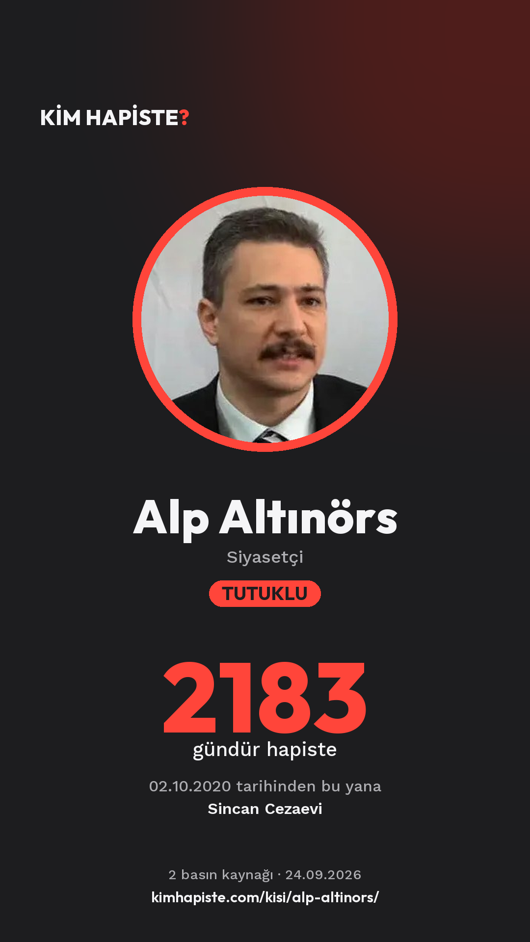 Alp Altınörs paylaşım kartı