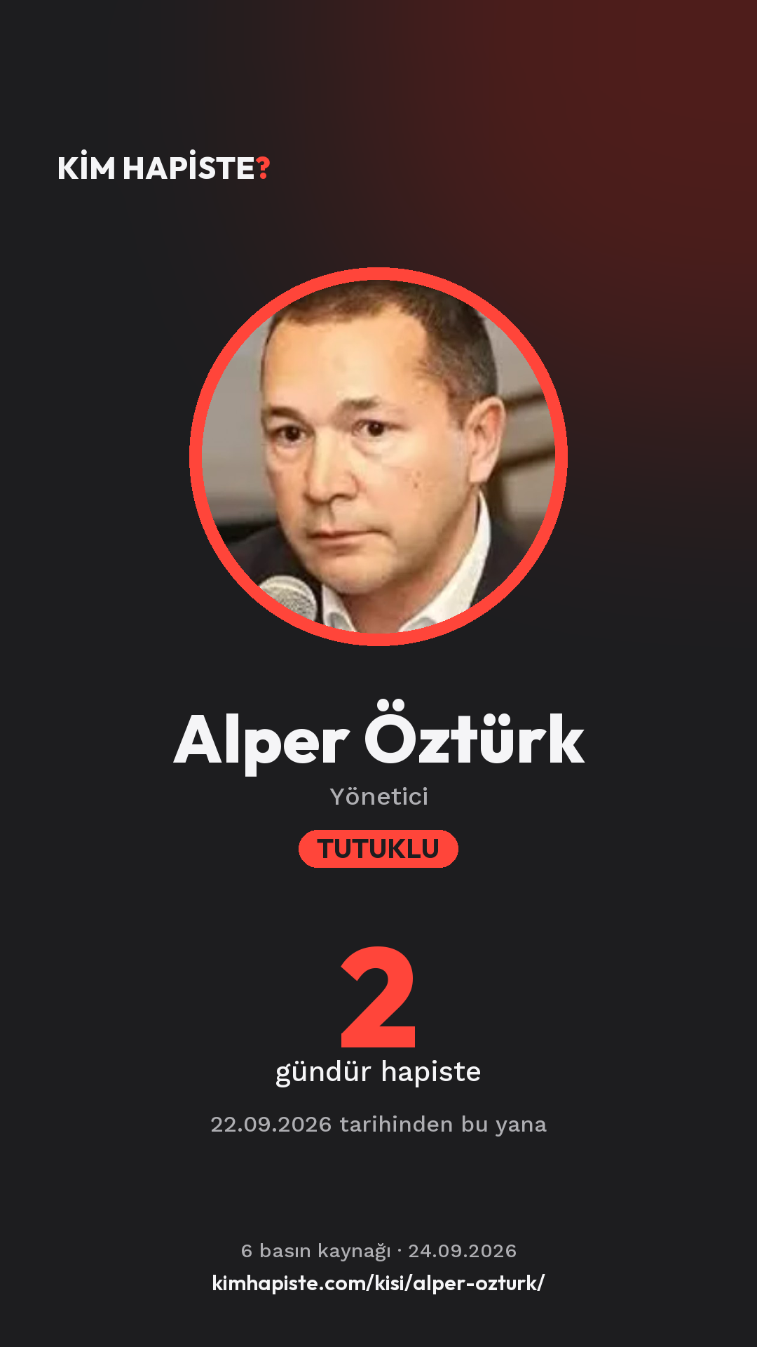 Alper Öztürk paylaşım kartı