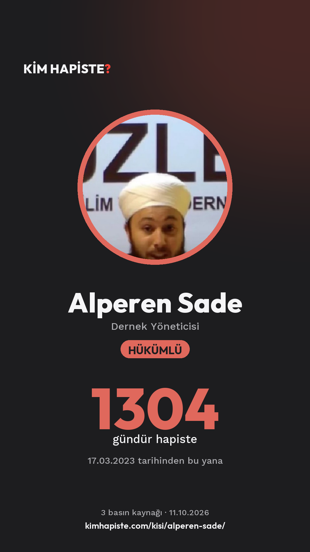 Alperen Sade paylaşım kartı