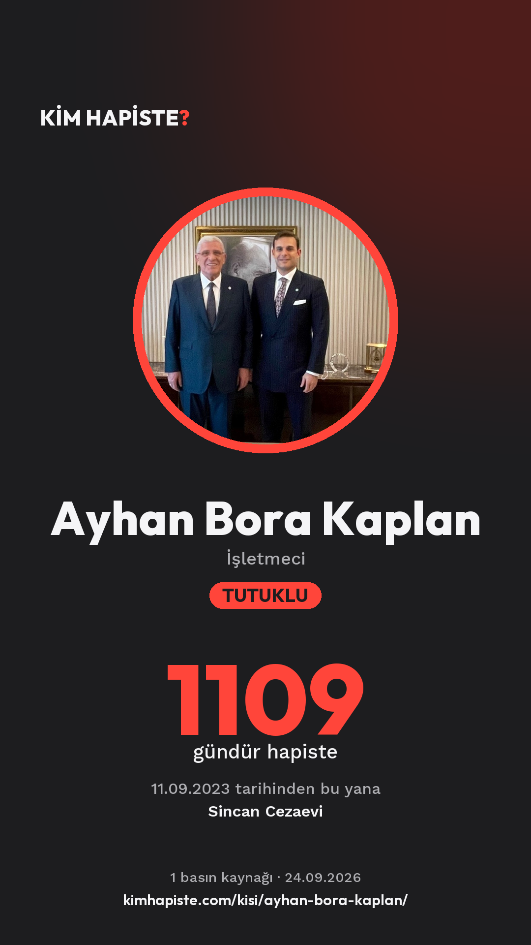 Ayhan Bora Kaplan paylaşım kartı