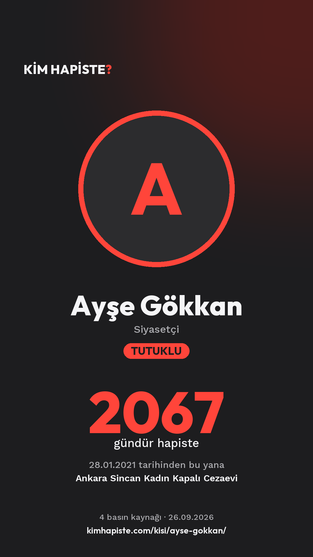 Ayşe Gökkan paylaşım kartı