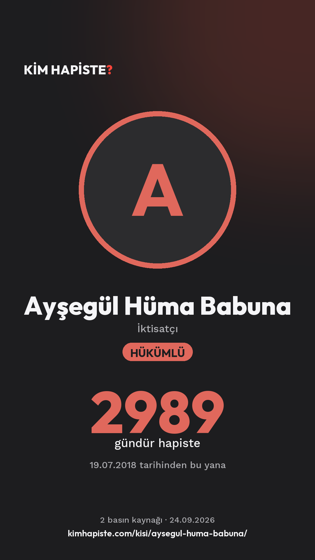 Ayşegül Hüma Babuna paylaşım kartı