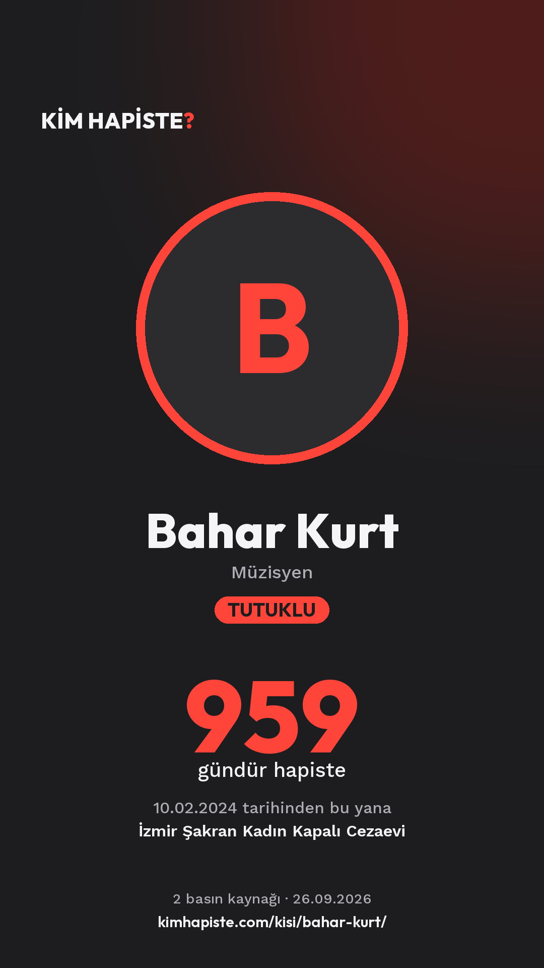 Bahar Kurt paylaşım kartı