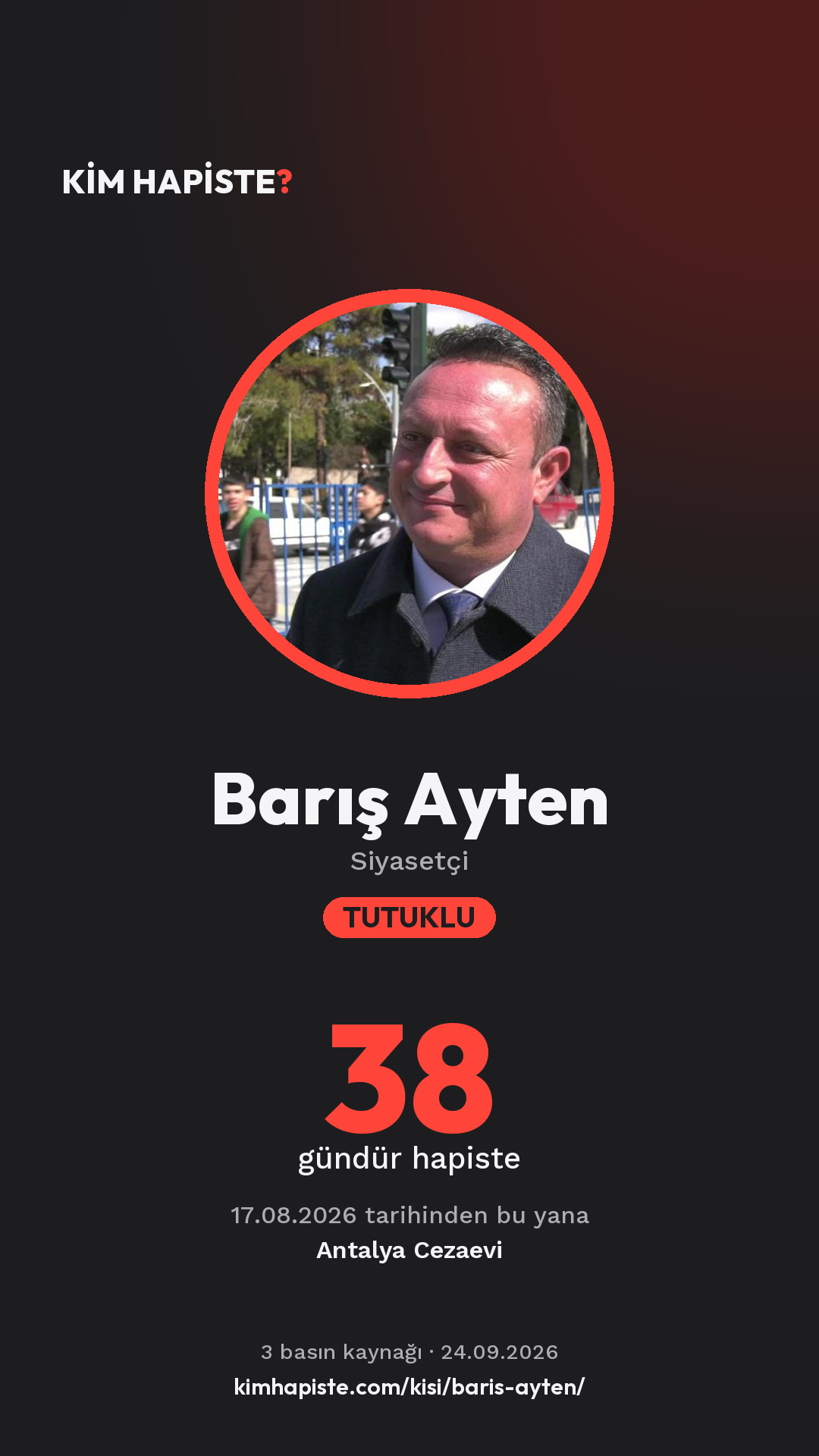 Barış Ayten paylaşım kartı