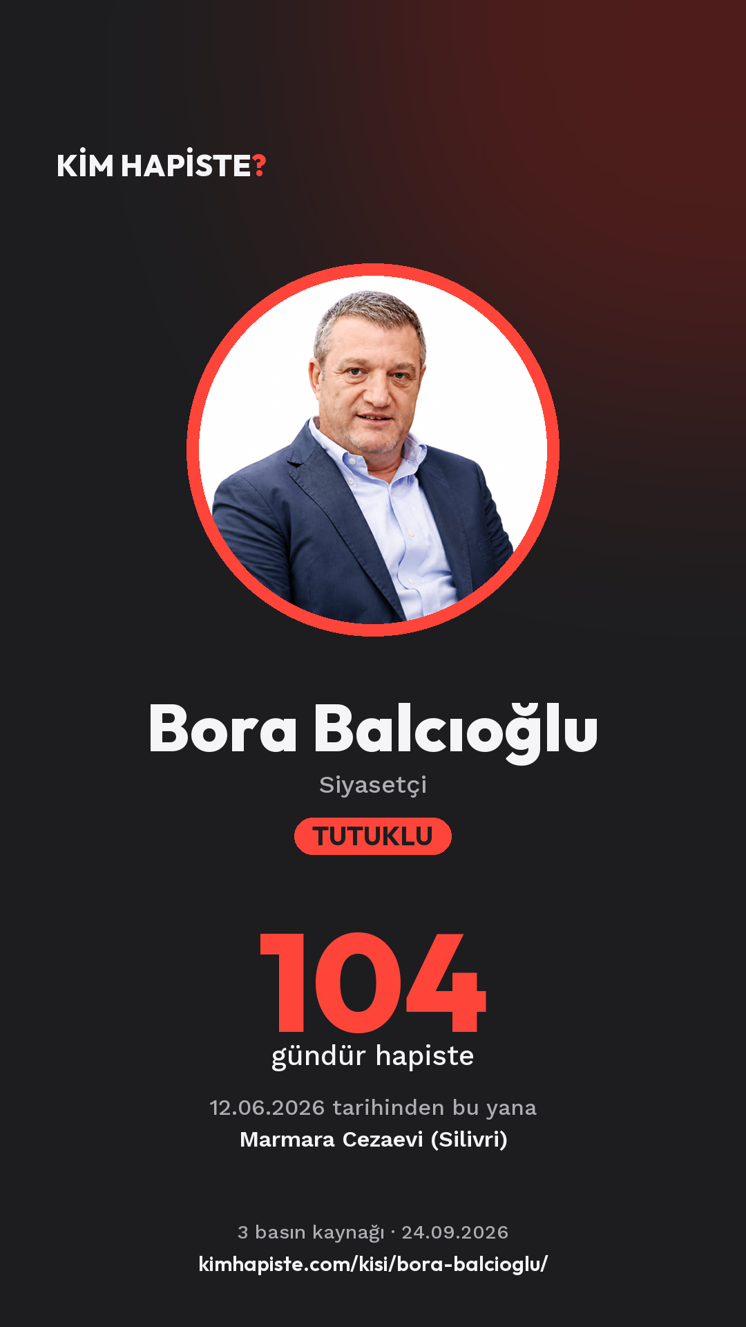Bora Balcıoğlu paylaşım kartı