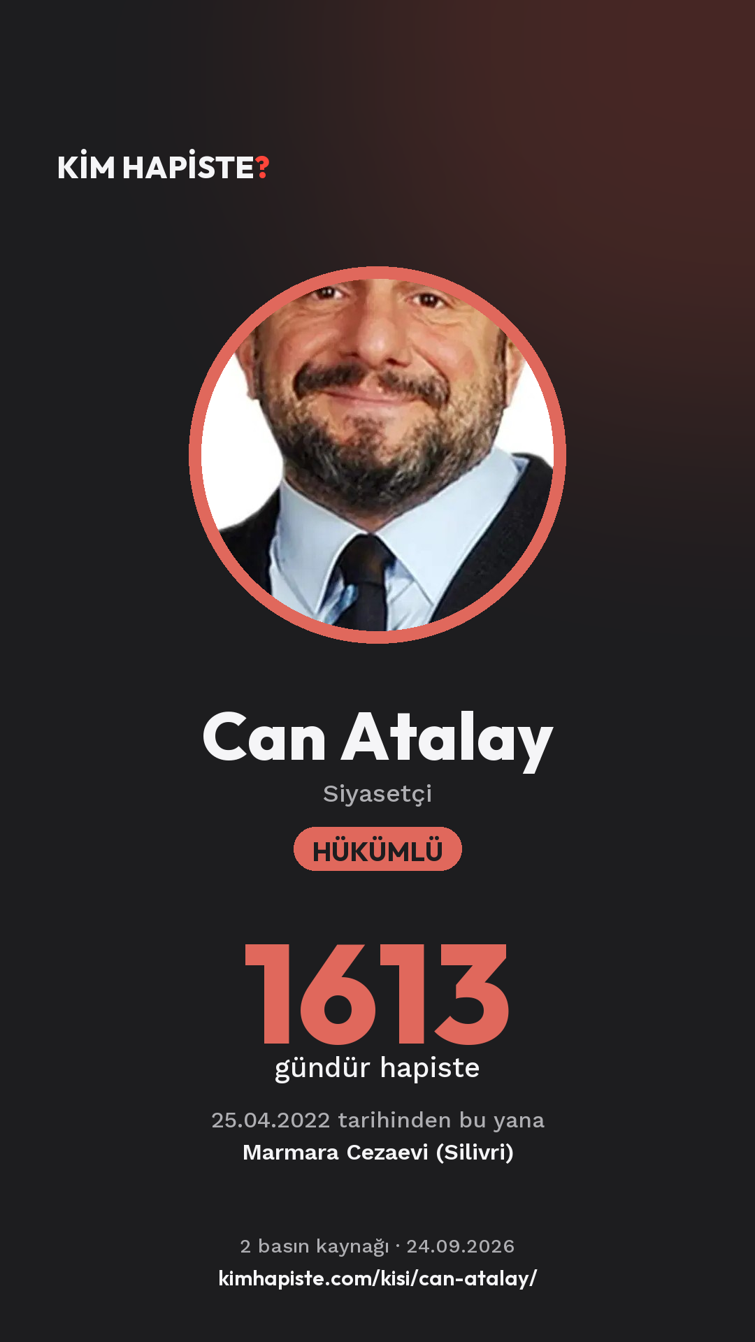 Can Atalay paylaşım kartı