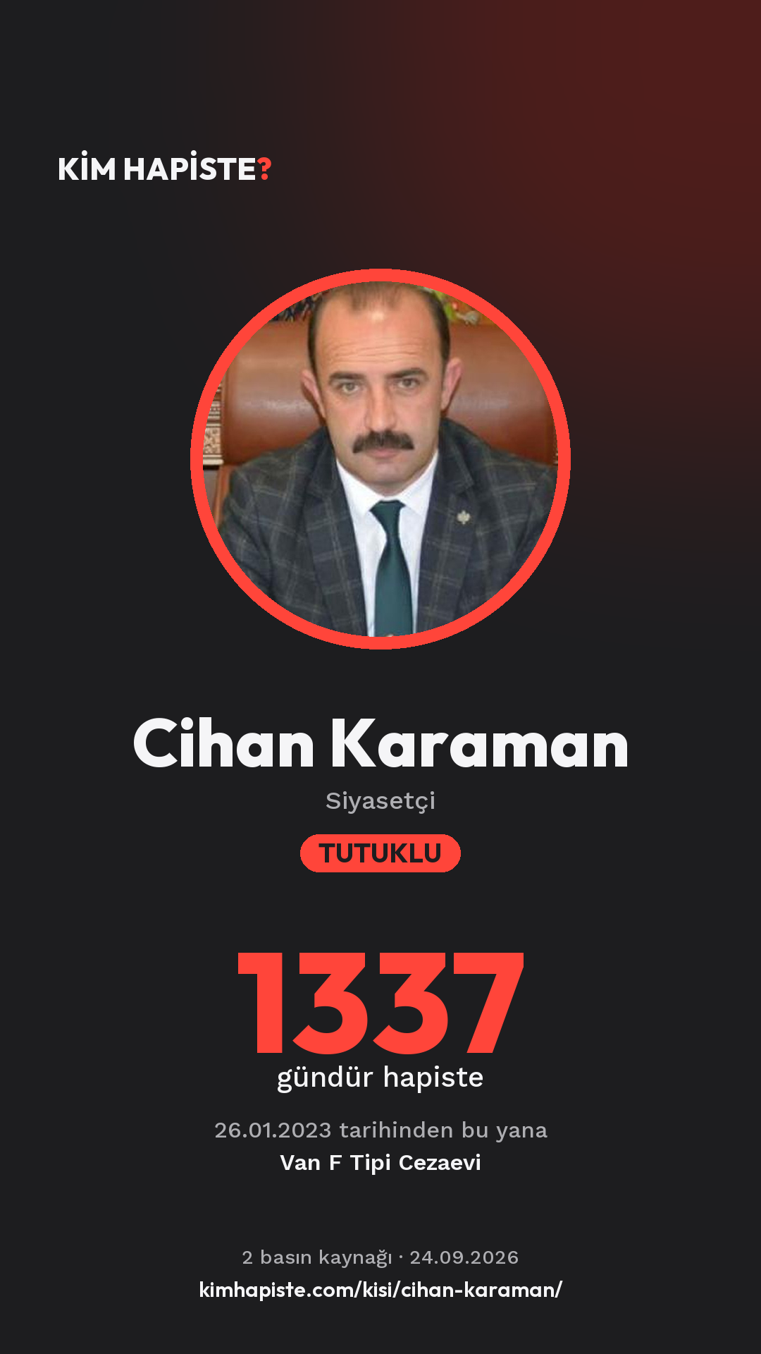 Cihan Karaman paylaşım kartı