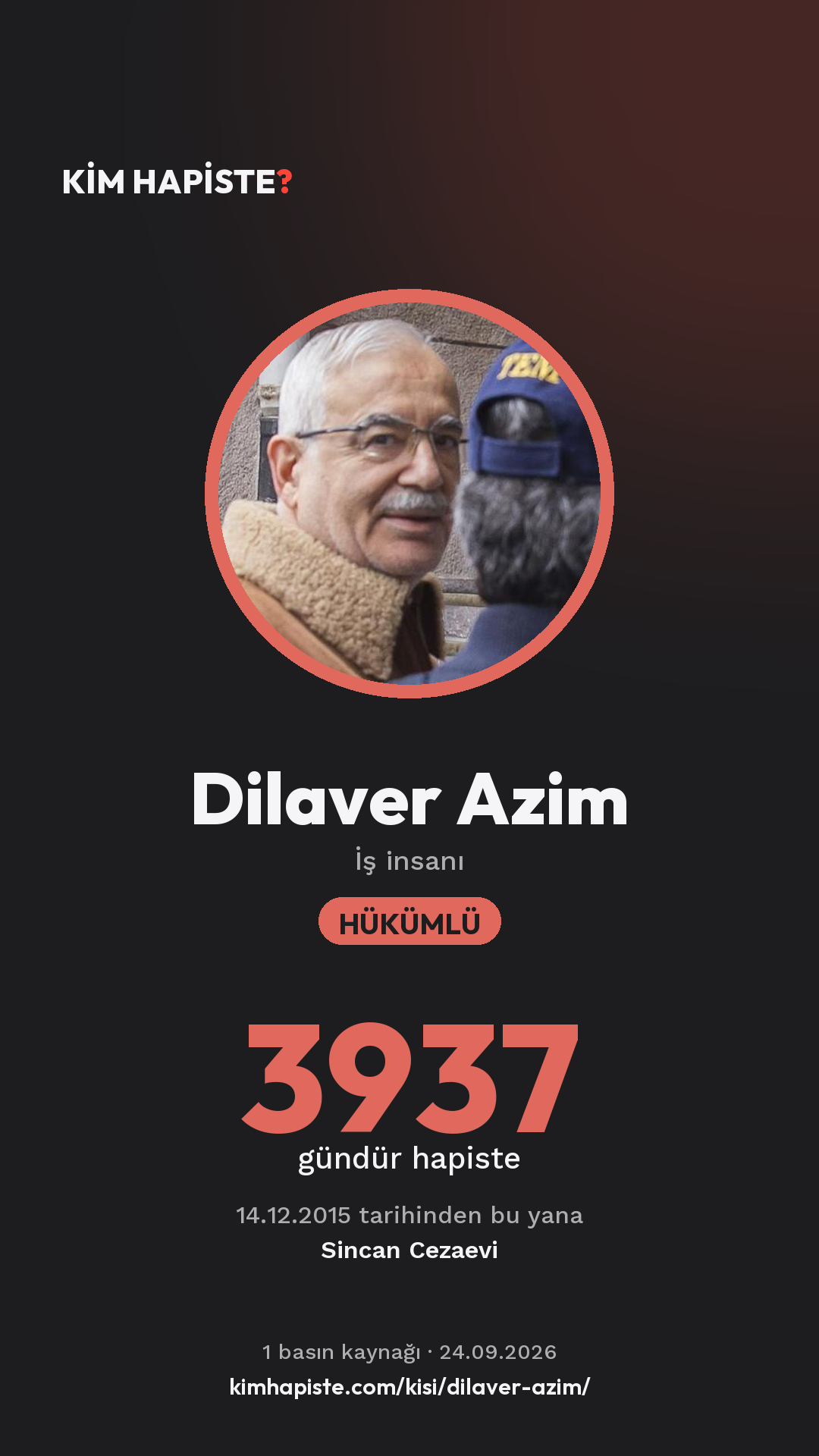 Dilaver Azim paylaşım kartı