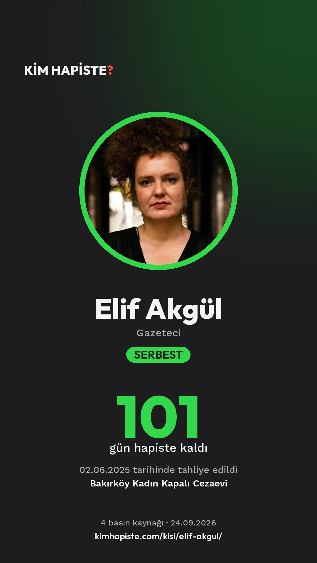 Elif Akgül paylaşım kartı