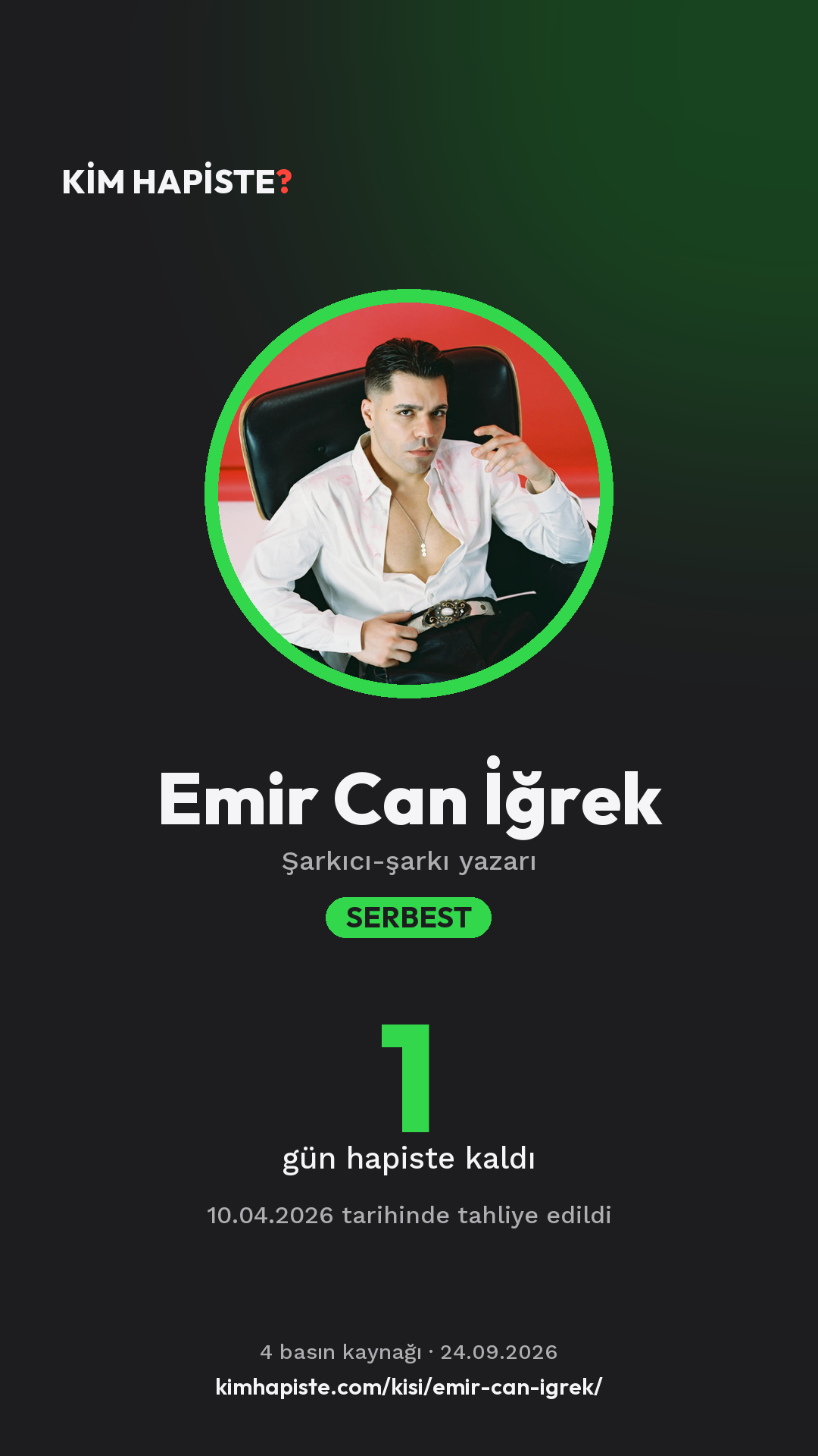 Emir Can İğrek paylaşım kartı