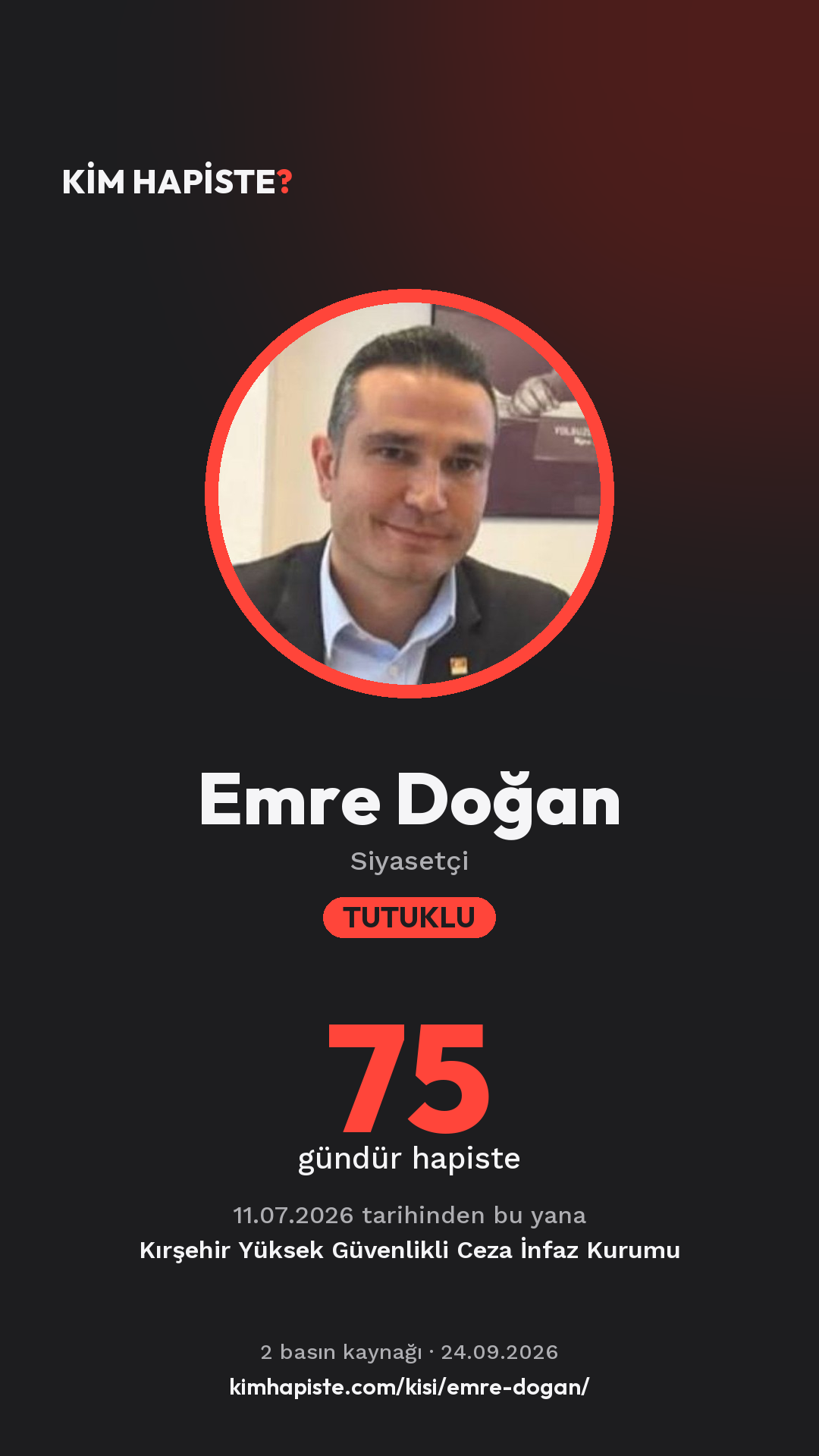 Emre Doğan paylaşım kartı