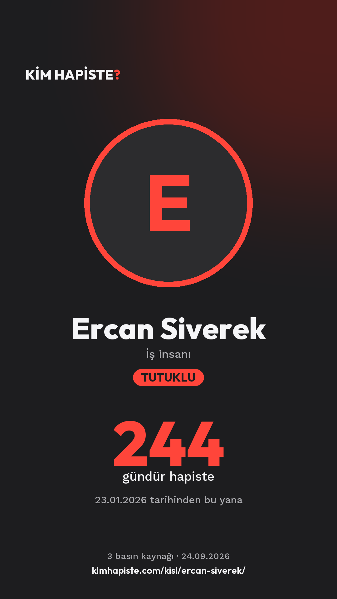 Ercan Siverek paylaşım kartı