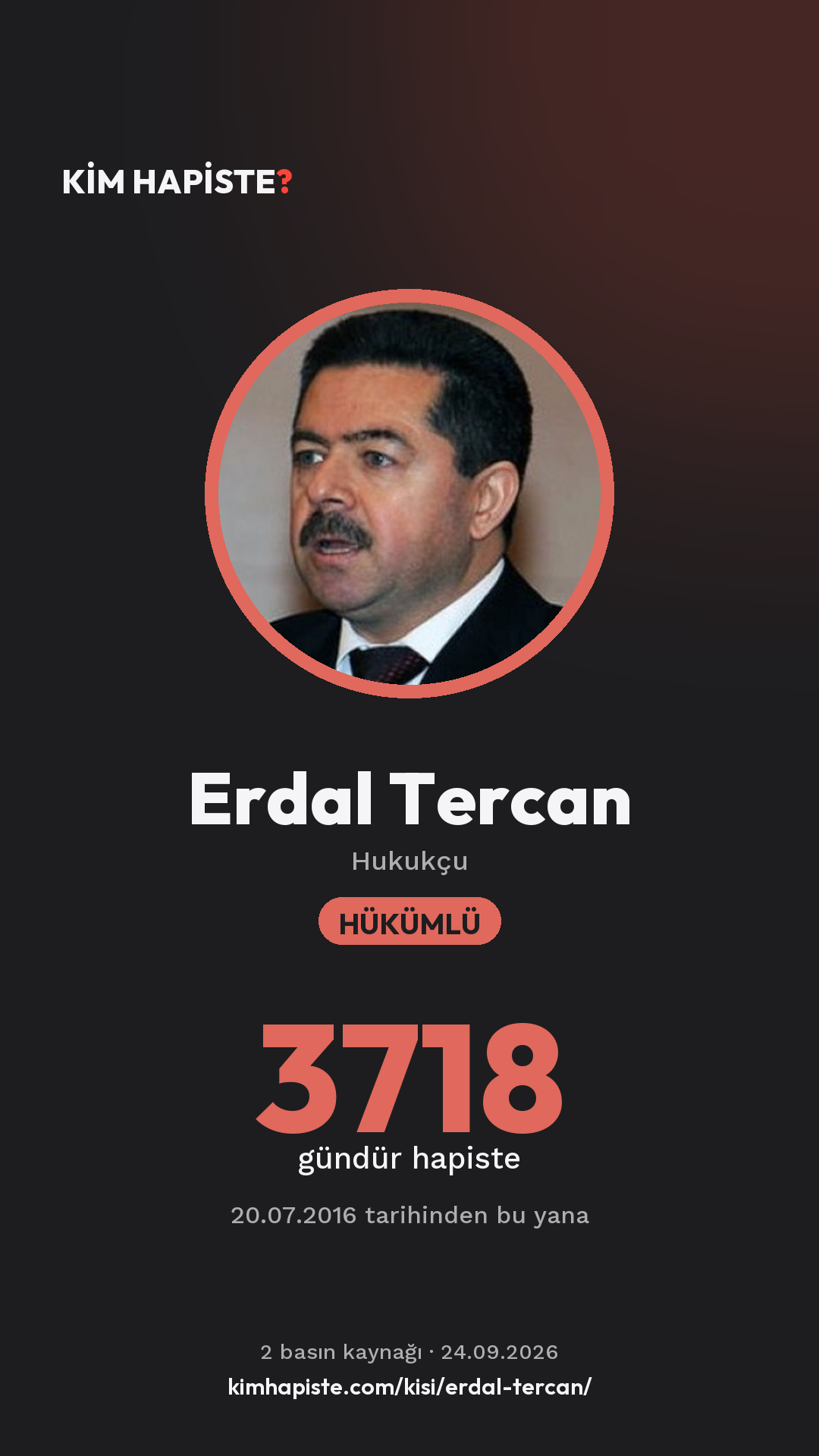 Erdal Tercan paylaşım kartı