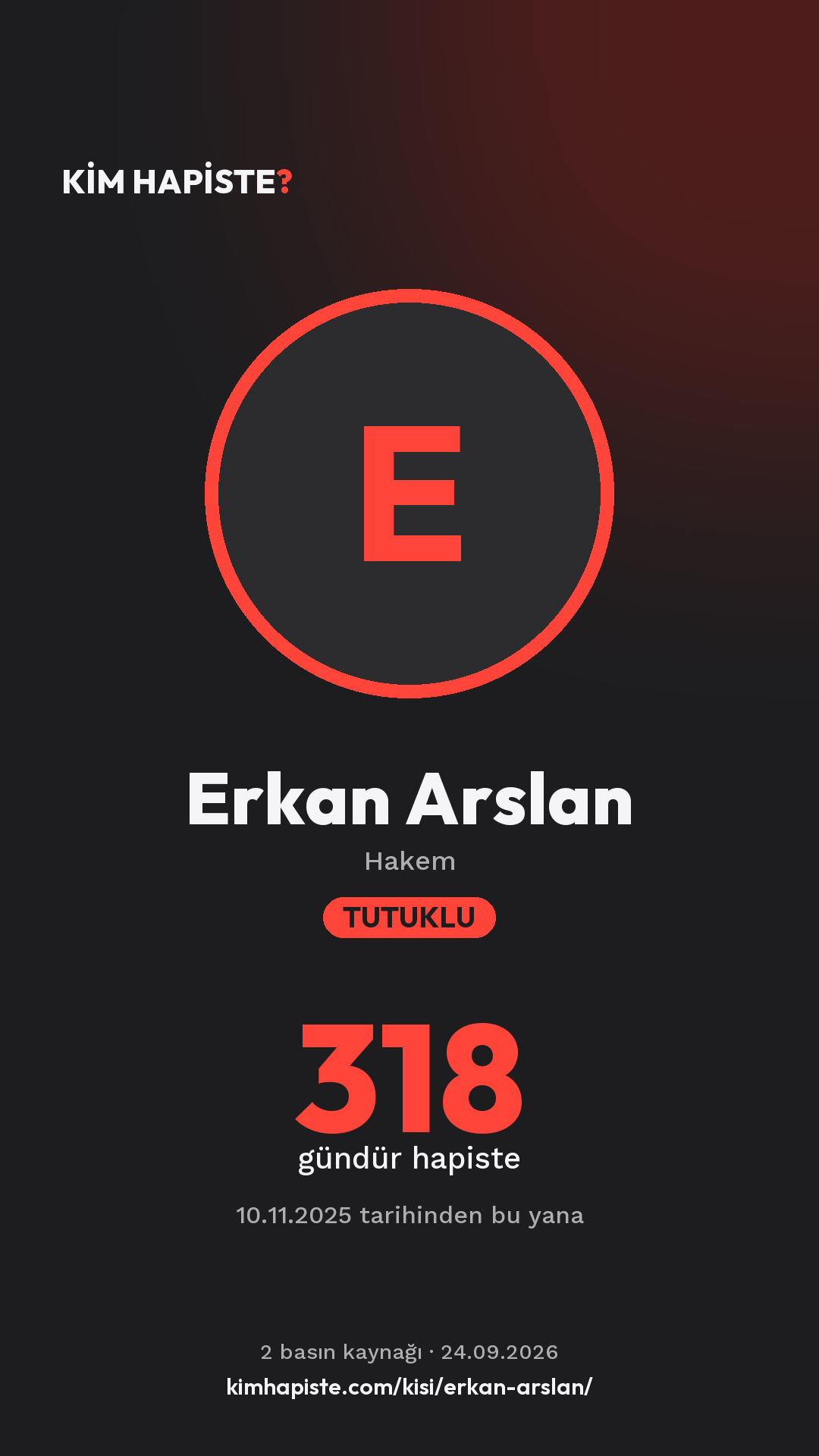 Erkan Arslan paylaşım kartı
