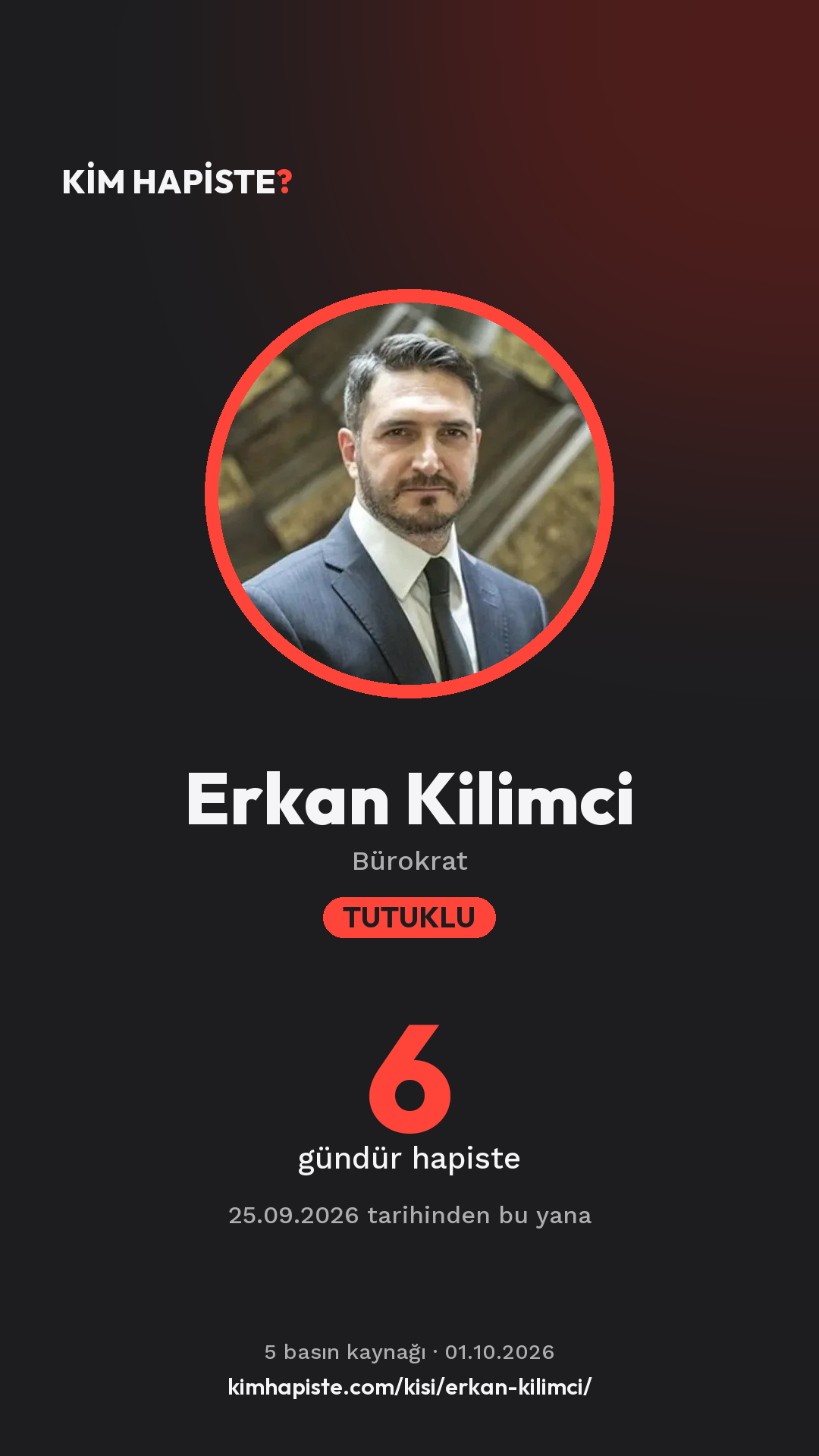 Erkan Kilimci paylaşım kartı