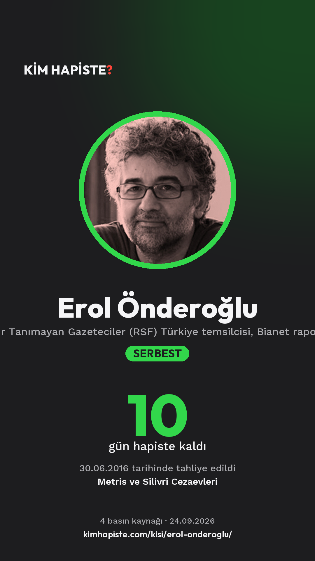 Erol Önderoğlu paylaşım kartı