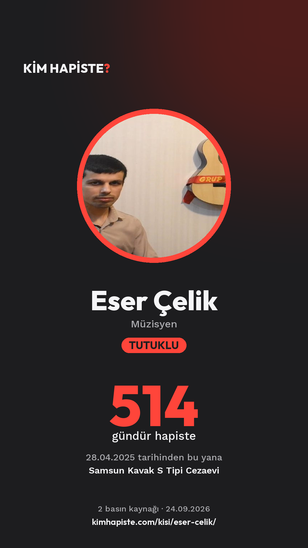 Eser Çelik paylaşım kartı