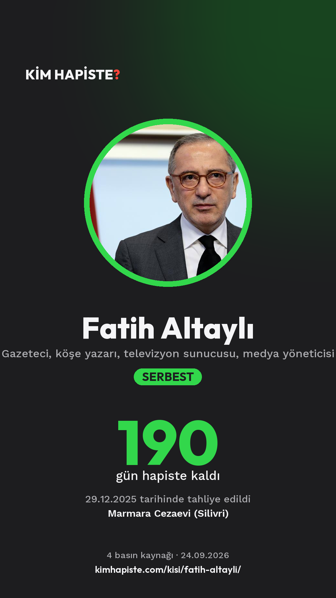 Fatih Altaylı paylaşım kartı