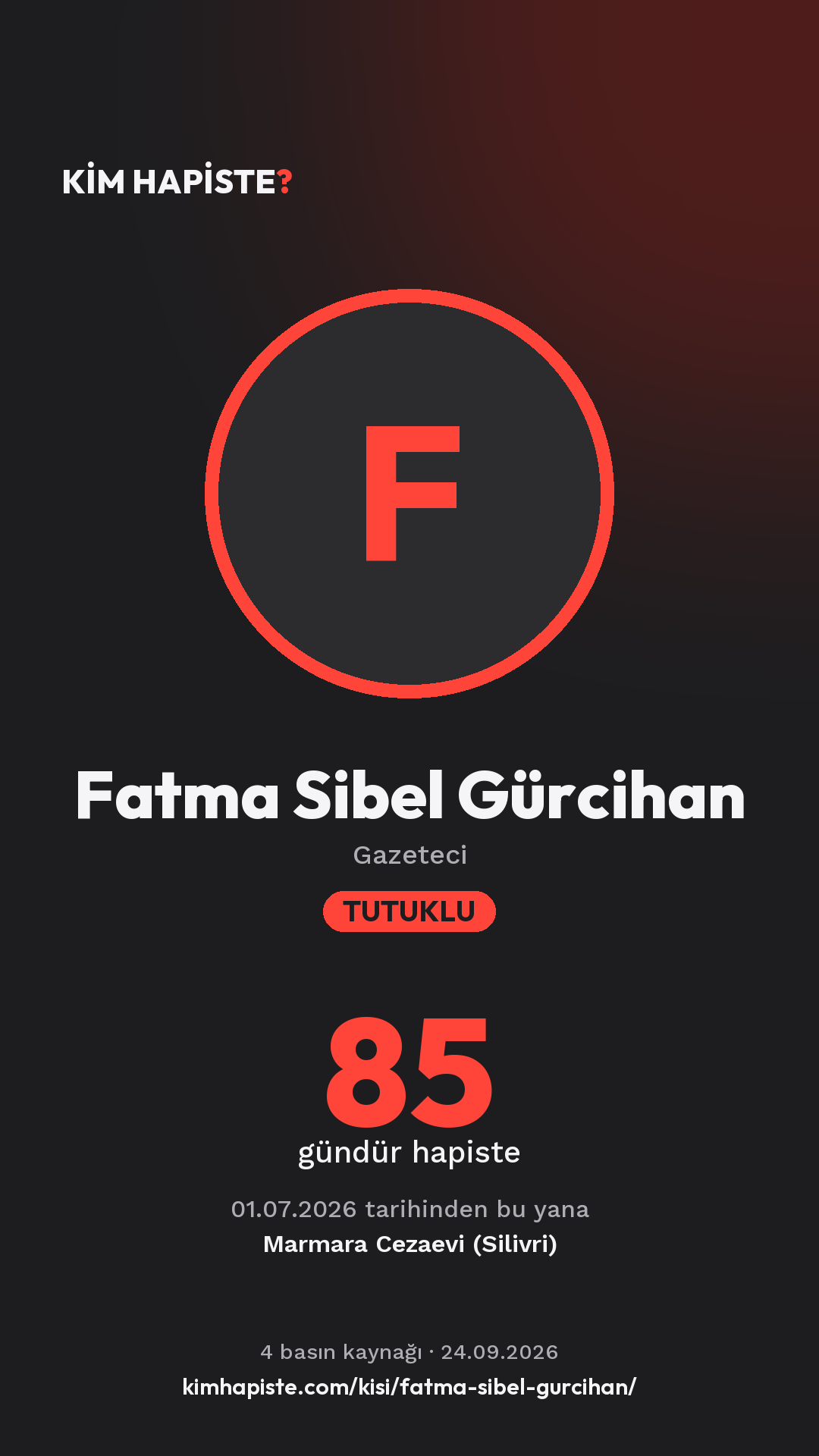 Fatma Sibel Gürcihan paylaşım kartı