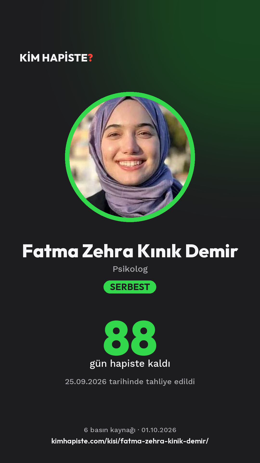 Fatma Zehra Kınık Demir paylaşım kartı