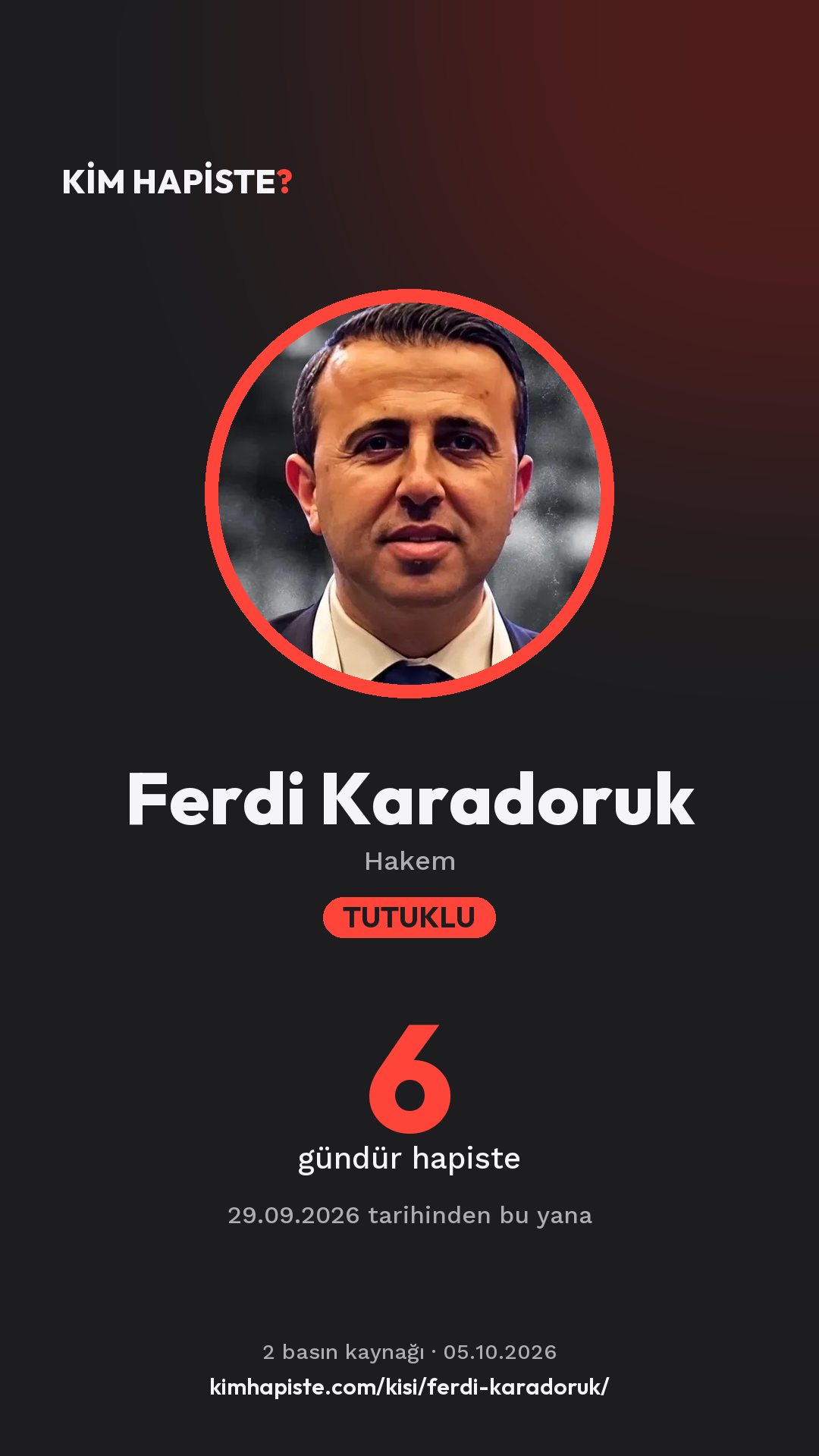 Ferdi Karadoruk paylaşım kartı