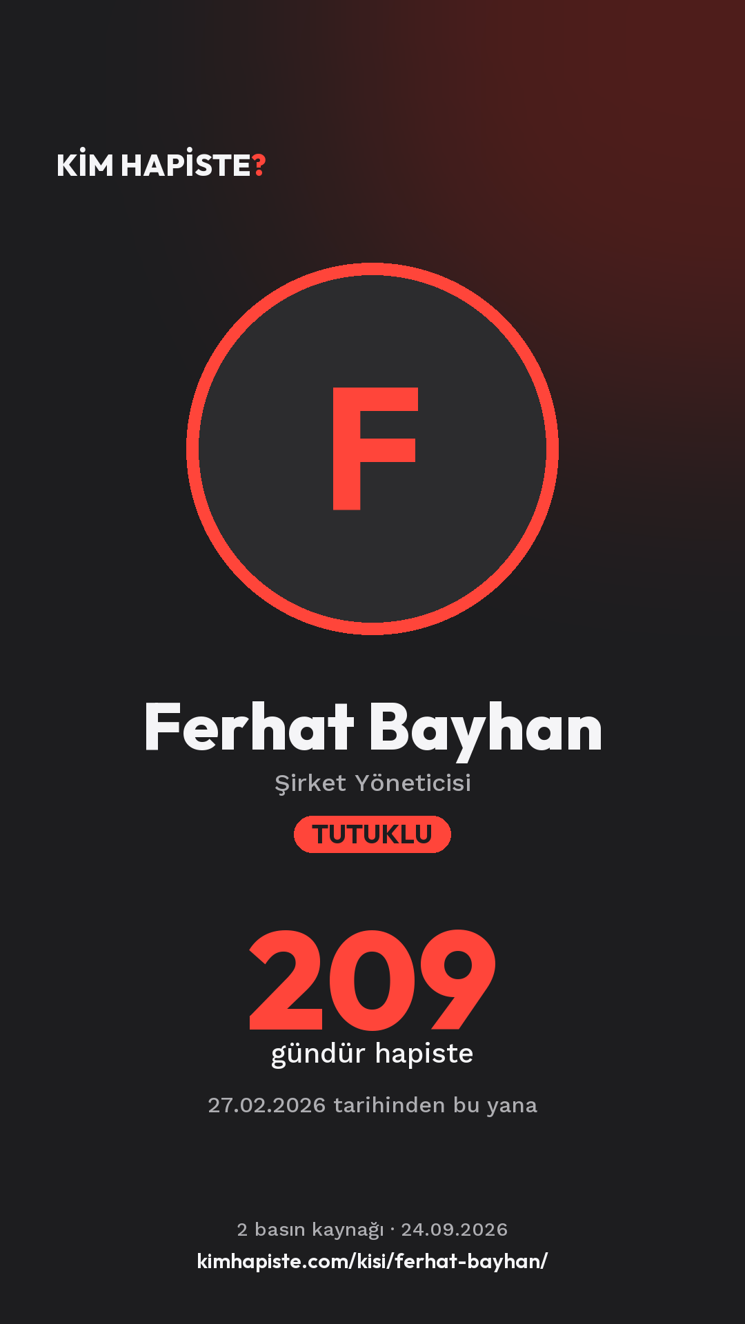 Ferhat Bayhan paylaşım kartı