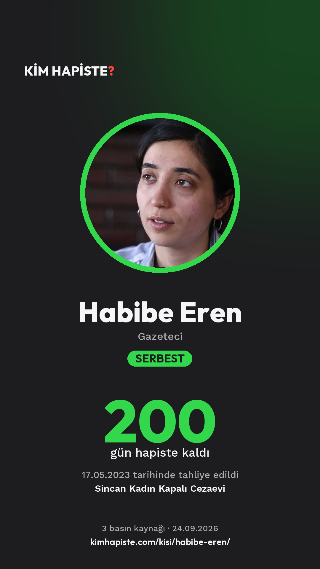 Habibe Eren paylaşım kartı