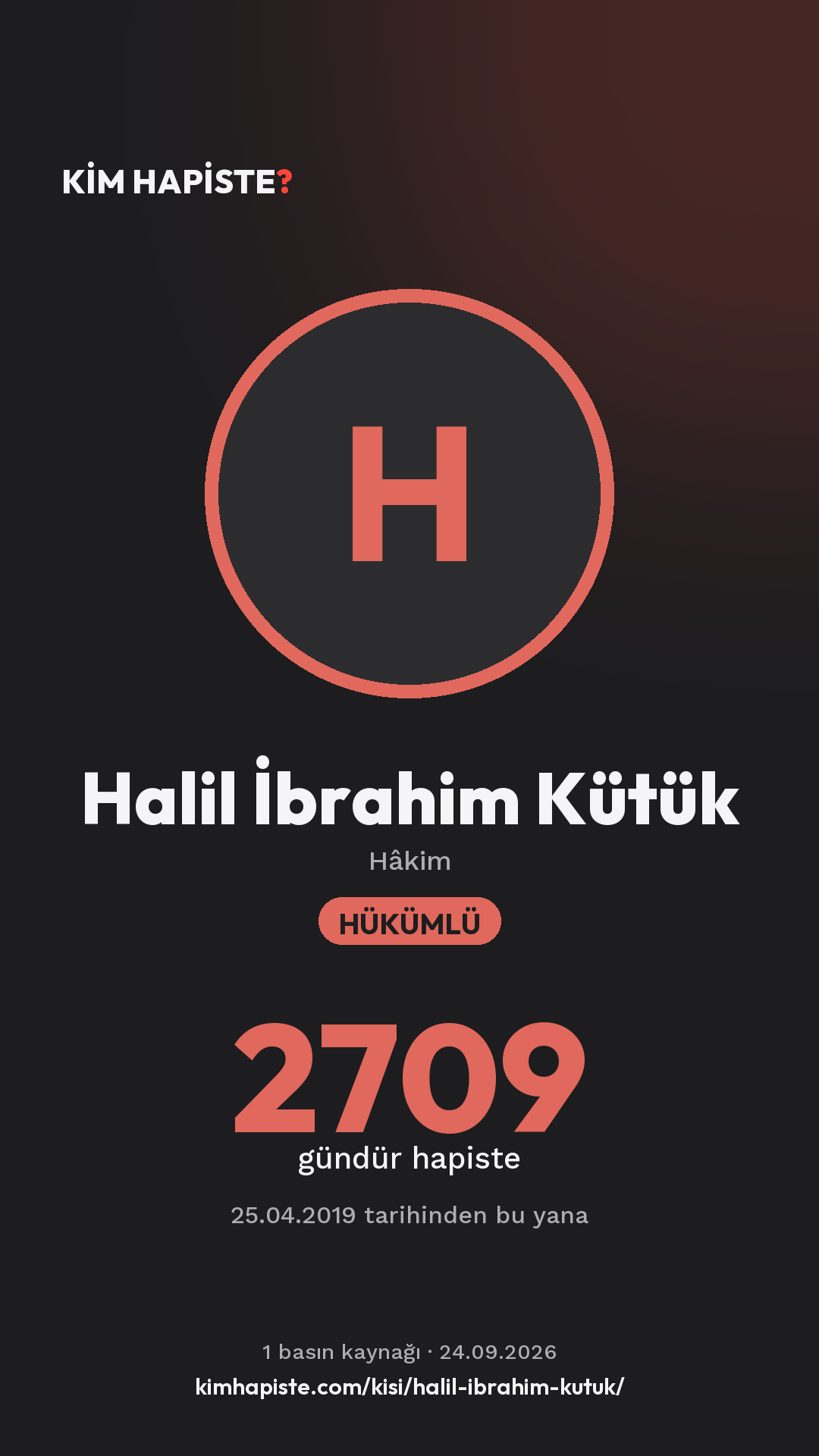 Halil İbrahim Kütük paylaşım kartı