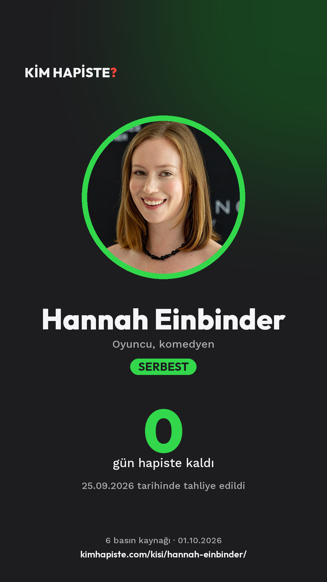 Hannah Einbinder paylaşım kartı