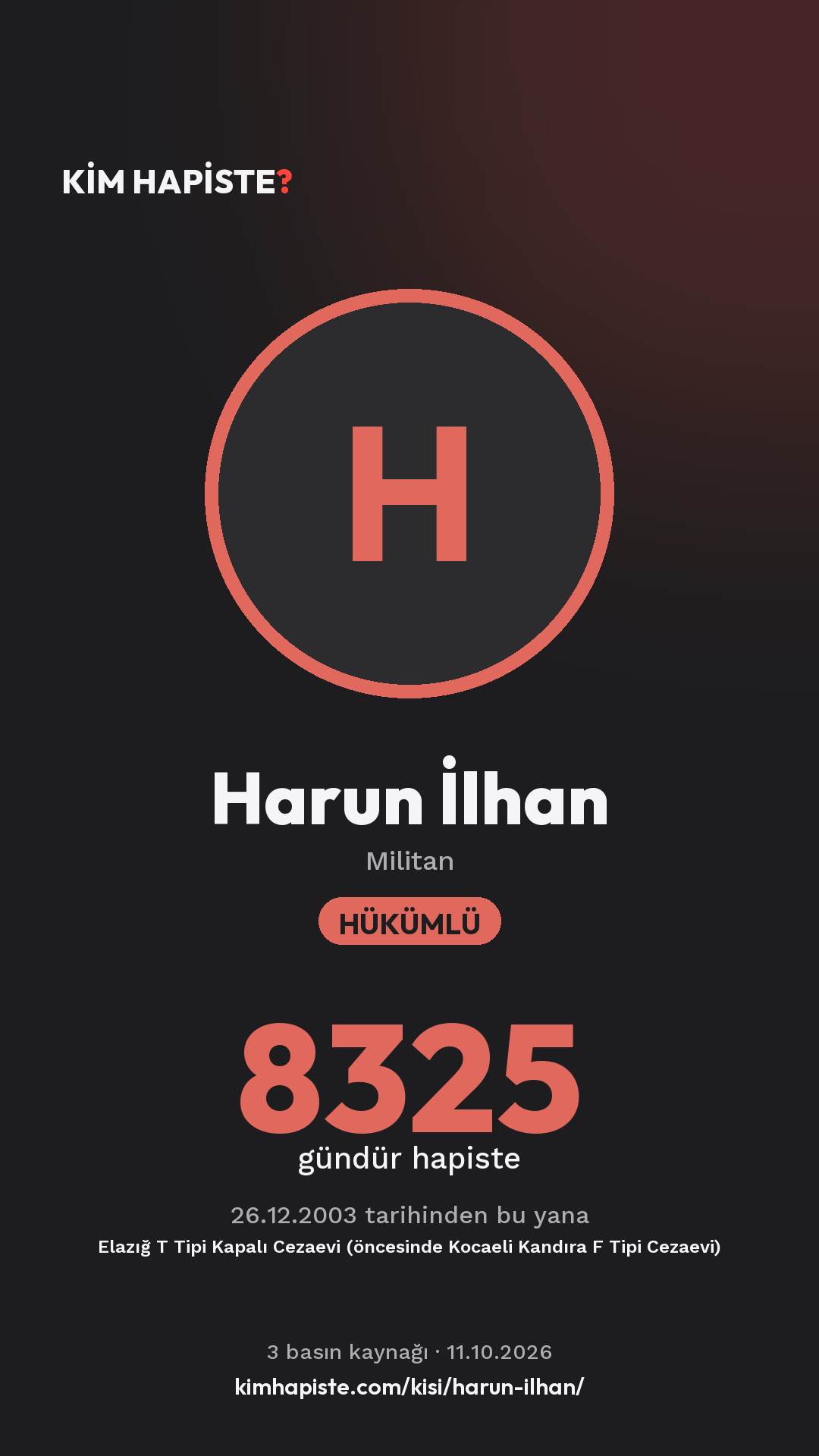 Harun İlhan paylaşım kartı