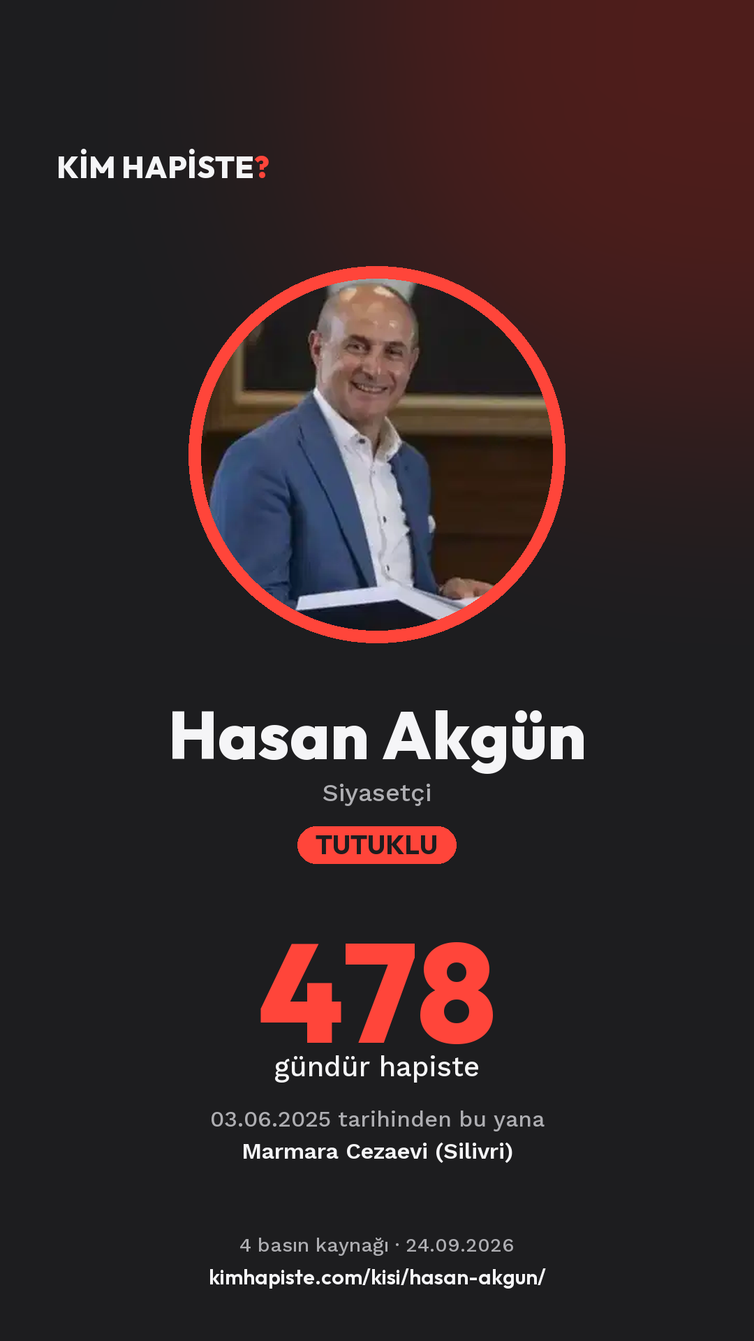 Hasan Akgün paylaşım kartı