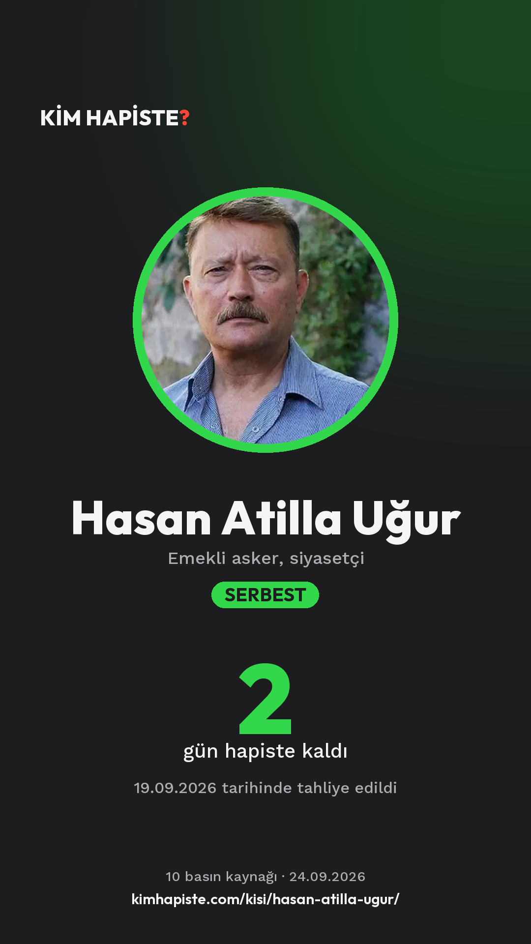 Hasan Atilla Uğur paylaşım kartı