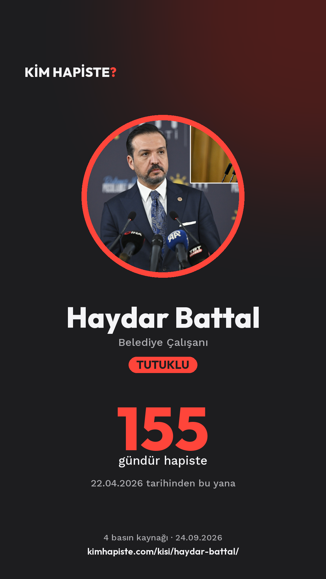Haydar Battal paylaşım kartı