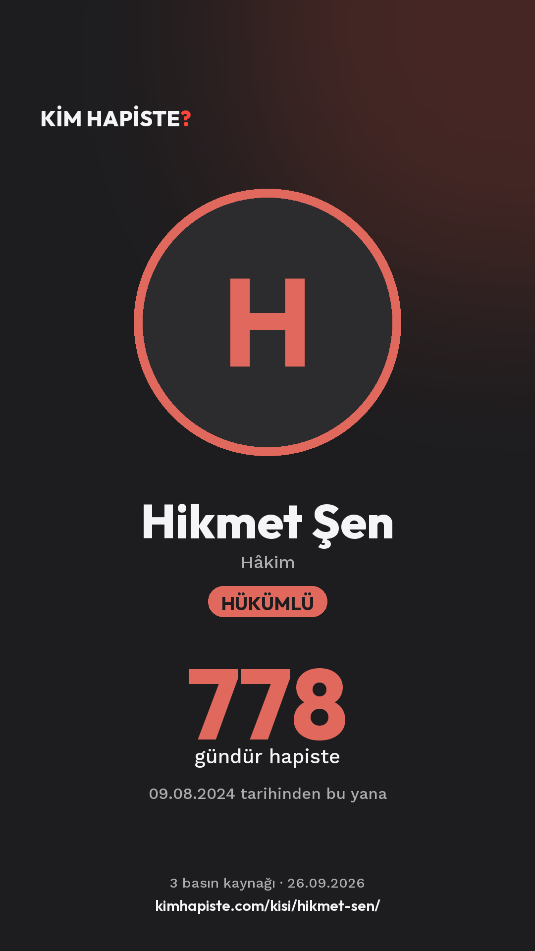 Hikmet Şen paylaşım kartı
