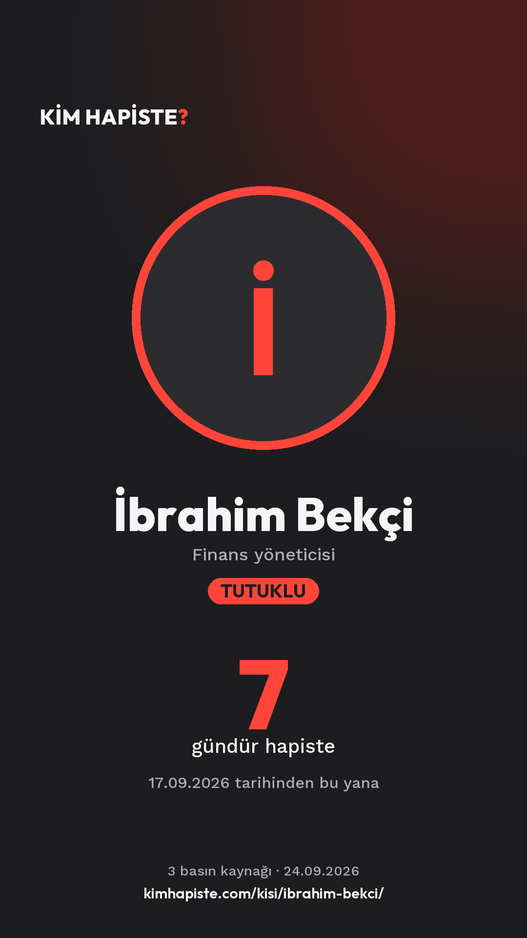 İbrahim Bekçi paylaşım kartı