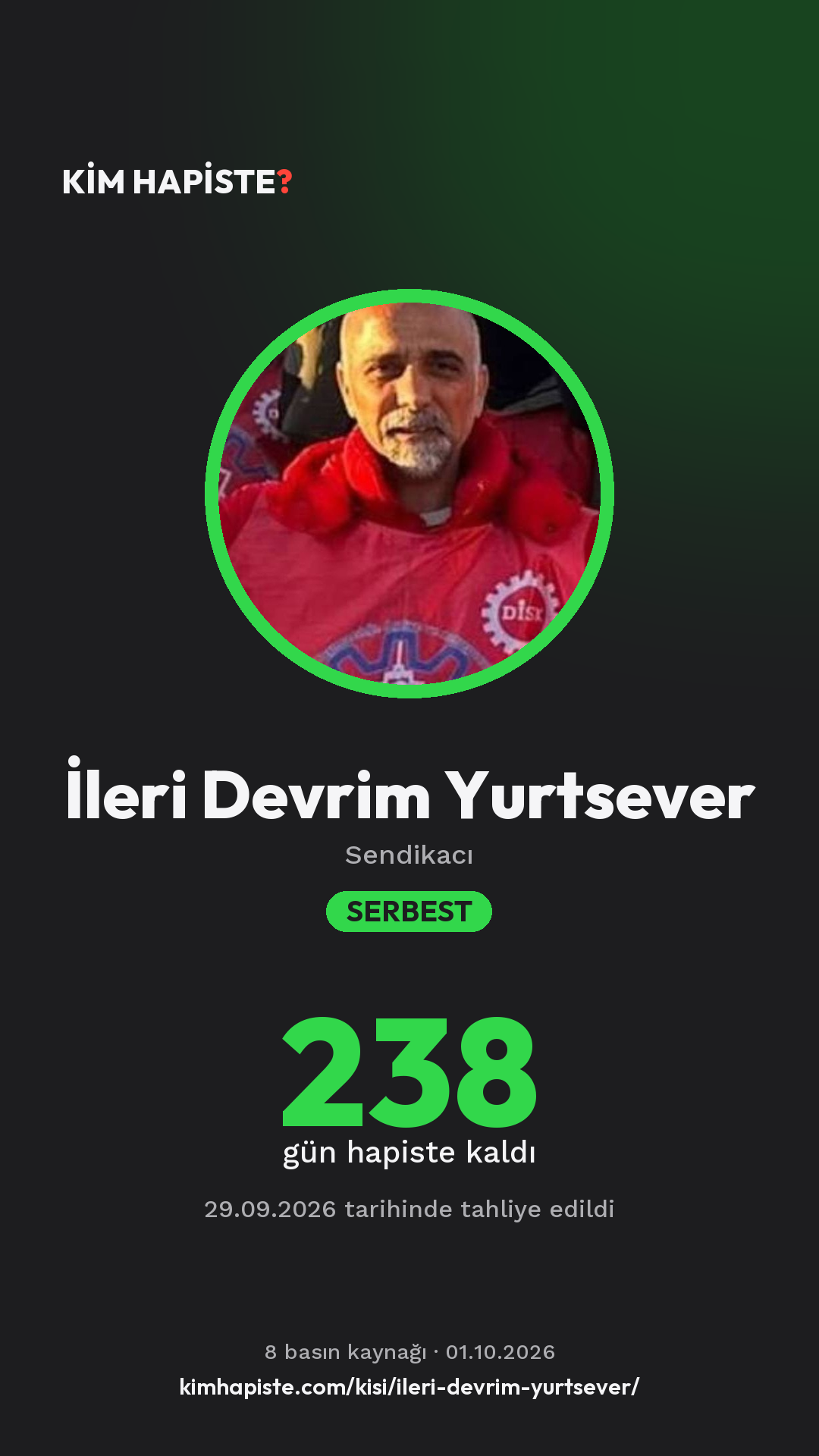 İleri Devrim Yurtsever paylaşım kartı