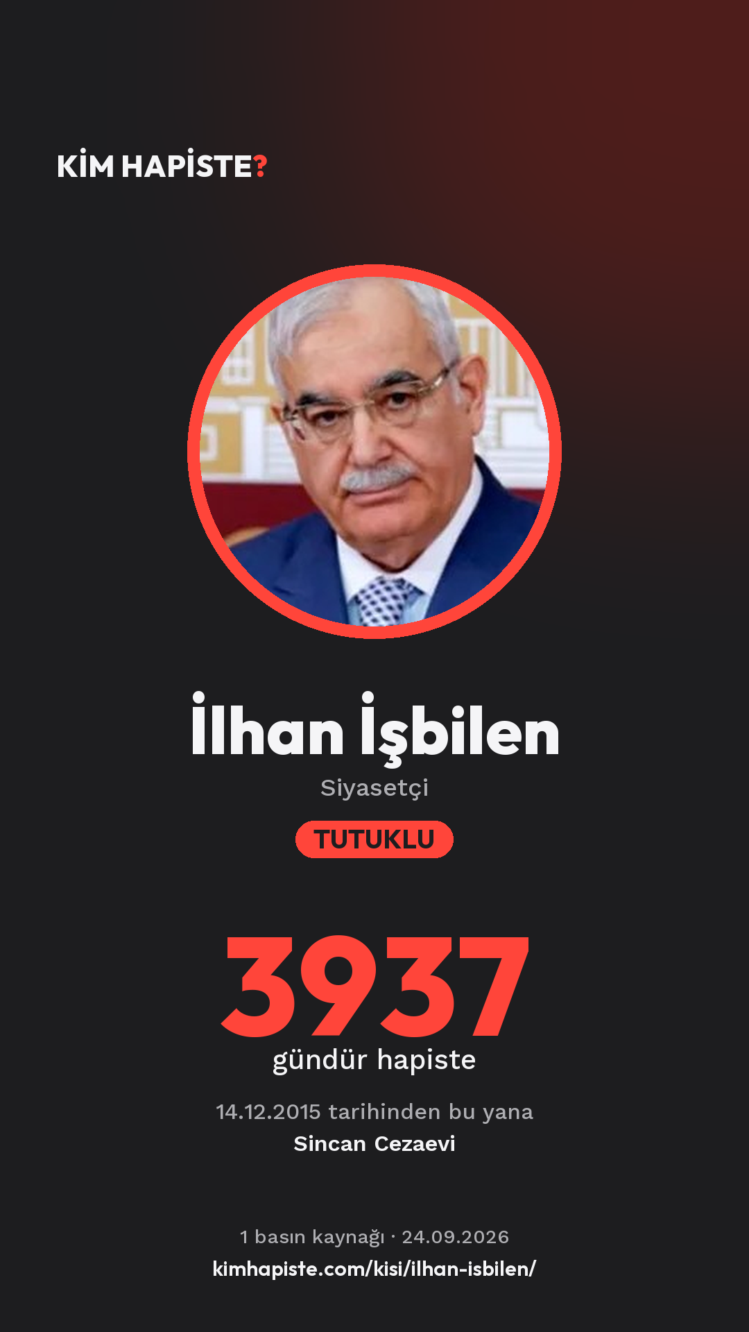 İlhan İşbilen paylaşım kartı