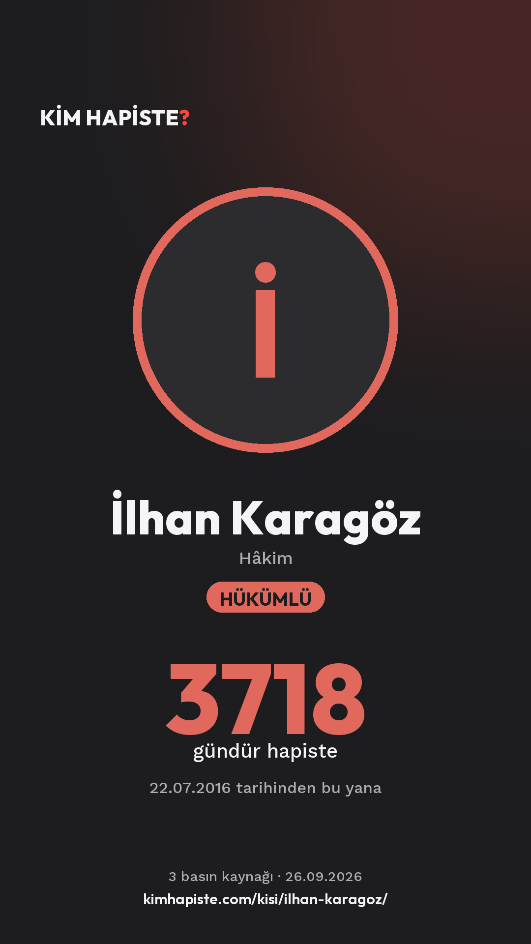 İlhan Karagöz paylaşım kartı