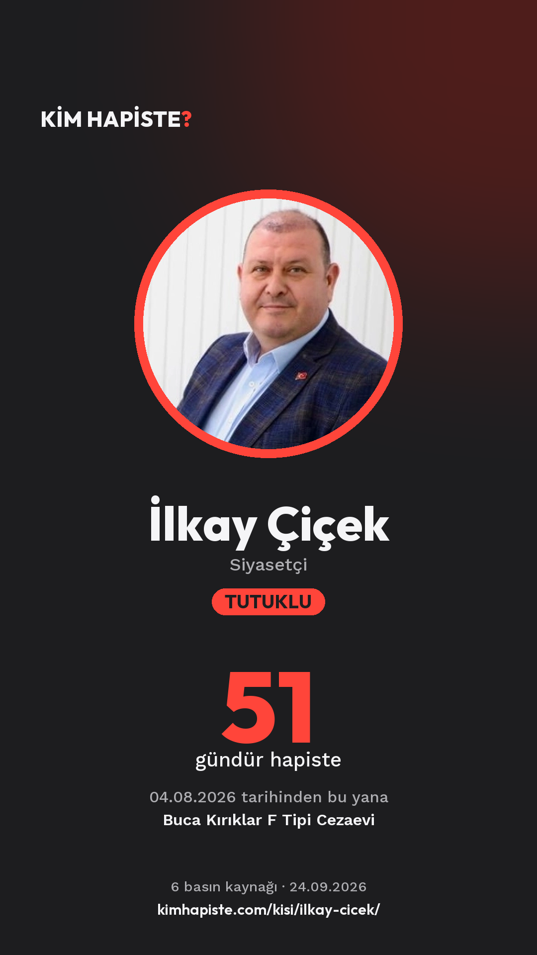 İlkay Çiçek paylaşım kartı