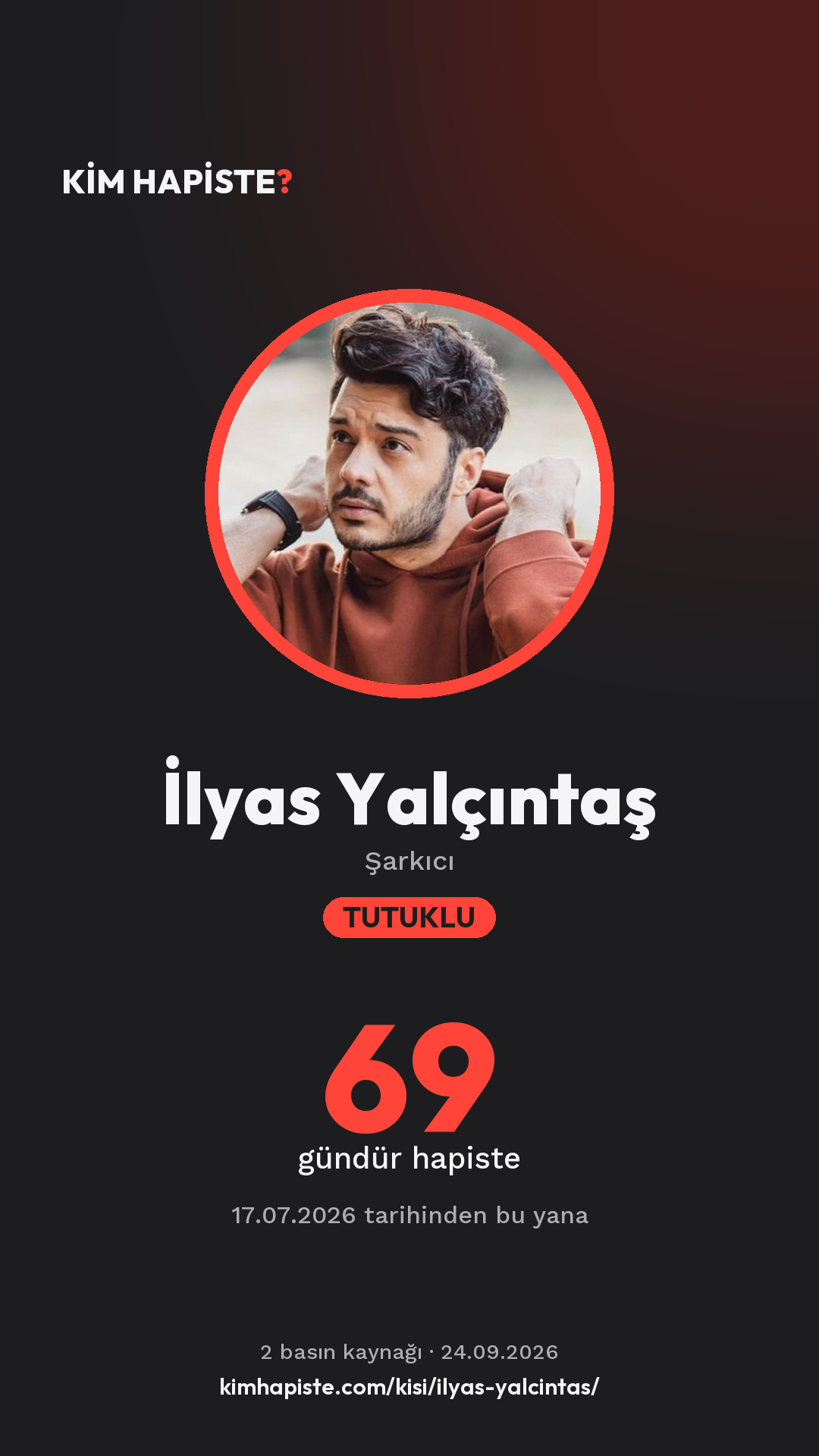 İlyas Yalçıntaş paylaşım kartı
