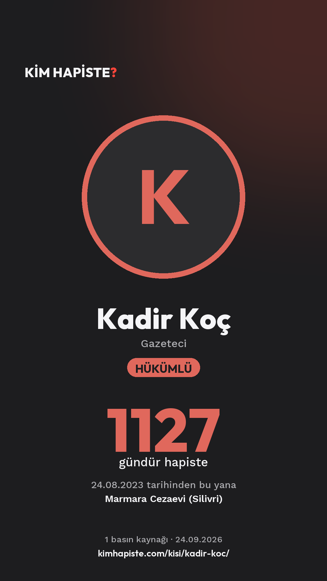 Kadir Koç paylaşım kartı