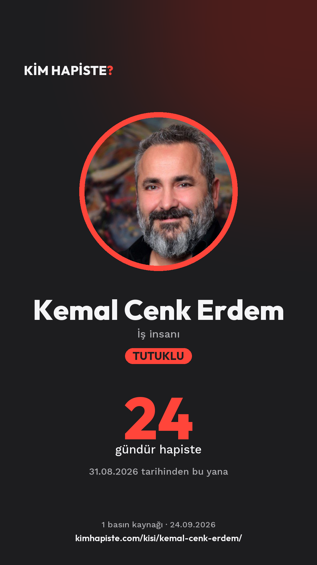 Kemal Cenk Erdem paylaşım kartı