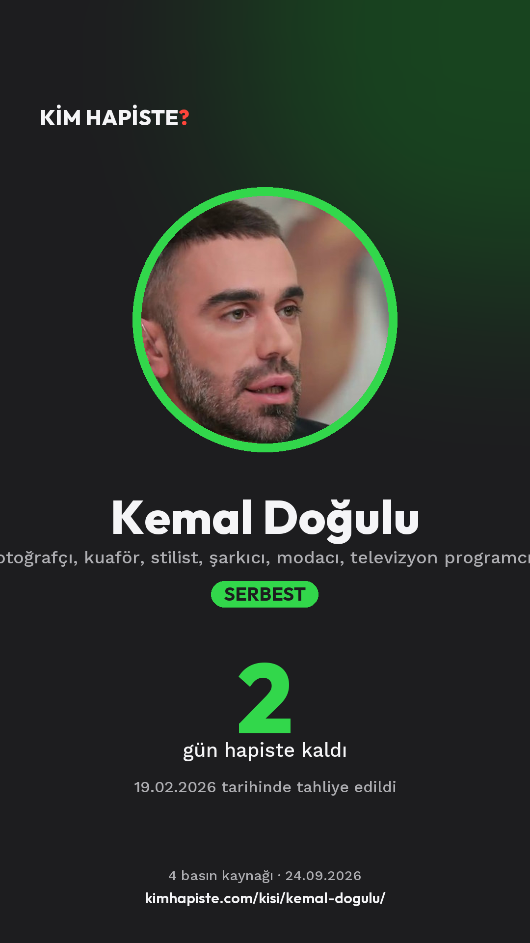 Kemal Doğulu paylaşım kartı