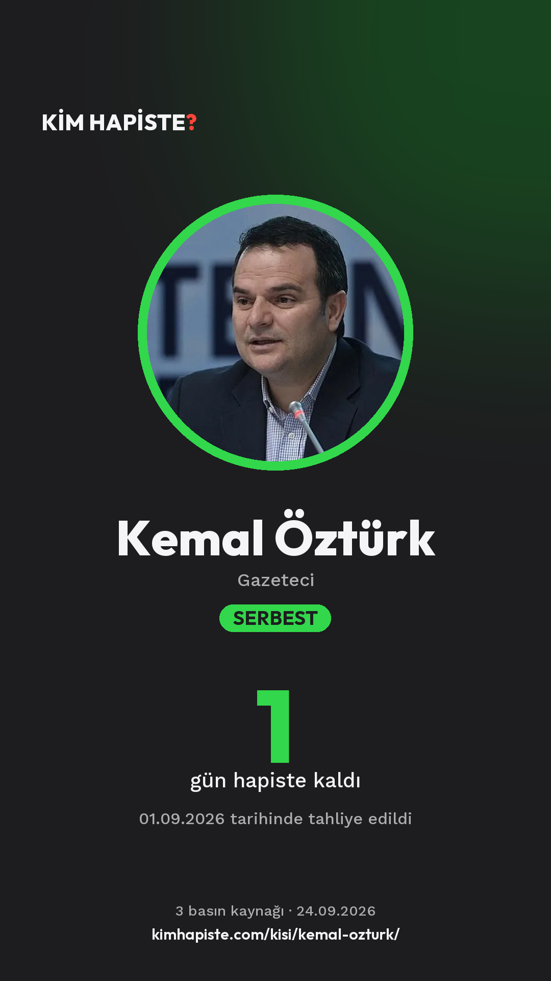 Kemal Öztürk paylaşım kartı