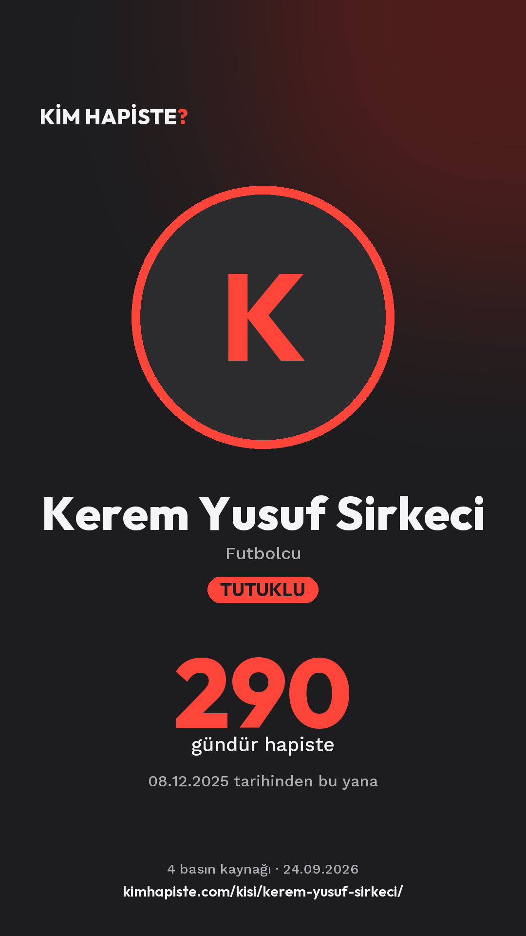 Kerem Yusuf Sirkeci paylaşım kartı